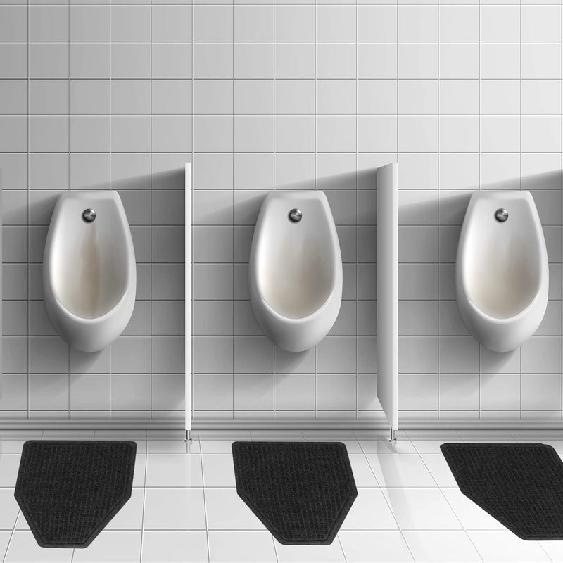 LVAP 12 Pack - Professional Urinal Floor Mats for Men Bathroom | Non-Slip Urinal Mats | Disposable Bathroom Urinal Pads for Commercial Restrooms - Image 2